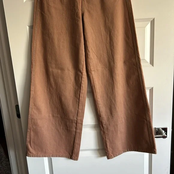 👖 NWT FREE PEOPLE WE THE FREE CRVY GIA HIGH RISE WIDE LEG JEANS PANTS SIZE 31 - Picture 3 of 16